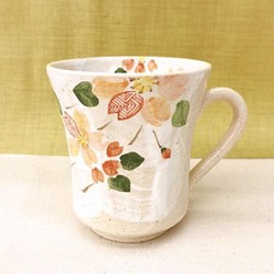 【清水焼】小紋桜　マグカップ 1枚目の画像