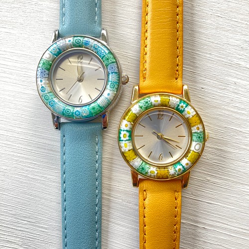 ベネチアングラス 腕時計 腕時計 aquadrops 通販｜Creema(クリーマ 