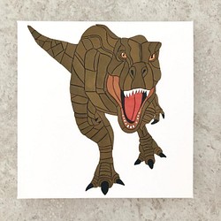 ■送料無料■ Leather  Picture  - Tyrannosaurus  - 1枚目の画像
