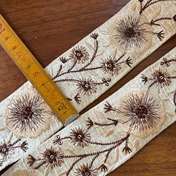 刺繡絲帶編織 50mm 自然色(57-2) 第1張的照片