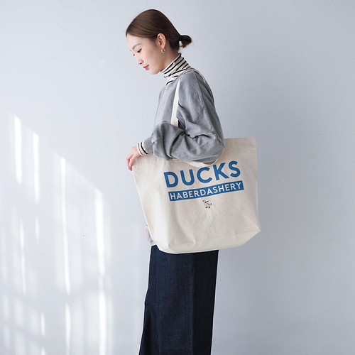 Ducks 2wayトートバッグ Blue ショルダーバッグ Bluewhite 通販 Creema クリーマ ハンドメイド 手作り クラフト作品の販売サイト