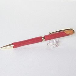 ＜パロサント＞香るオリジナル手作りボールペン（ピンクアイボリー） 1枚目の画像