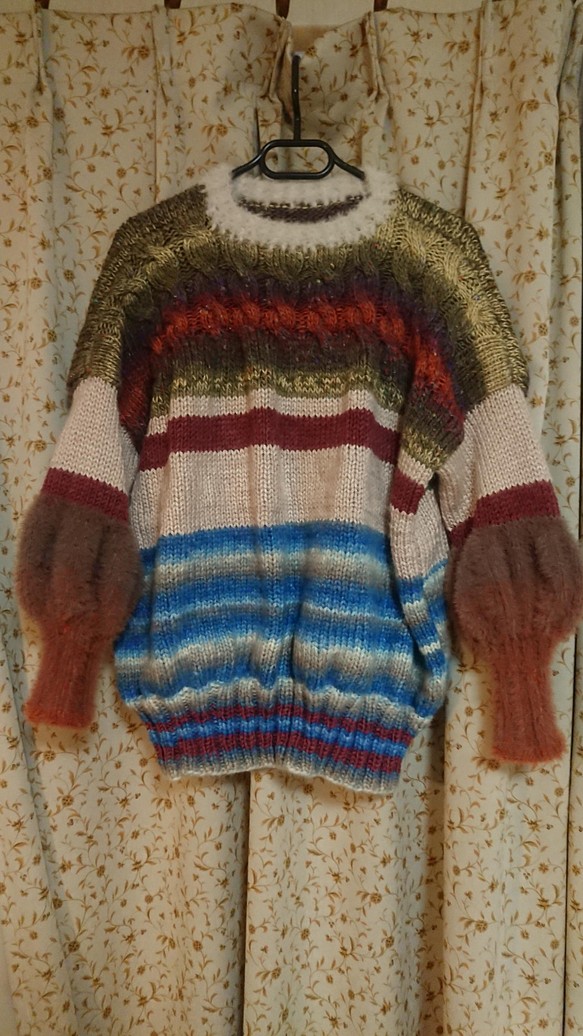 未使用 セーター 手編み