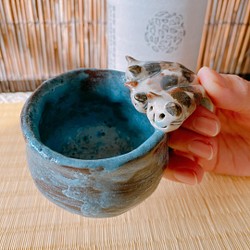 【情人節和貓日】免費杯鬼陶，柄上窺視須彌 第1張的照片