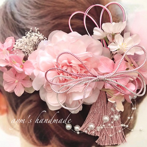 特集掲載】大人気♡桜 ピンク 和装 髪飾り 振袖 着物 袴 色打掛 成人式 