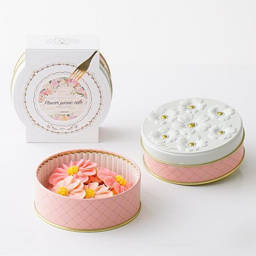 食べられるお花のケーキ コスモス お花のぼうろ3缶セット スイーツ お菓子 パン Flower Picnic Cafe 通販 Creema クリーマ ハンドメイド 手作り クラフト作品の販売サイト