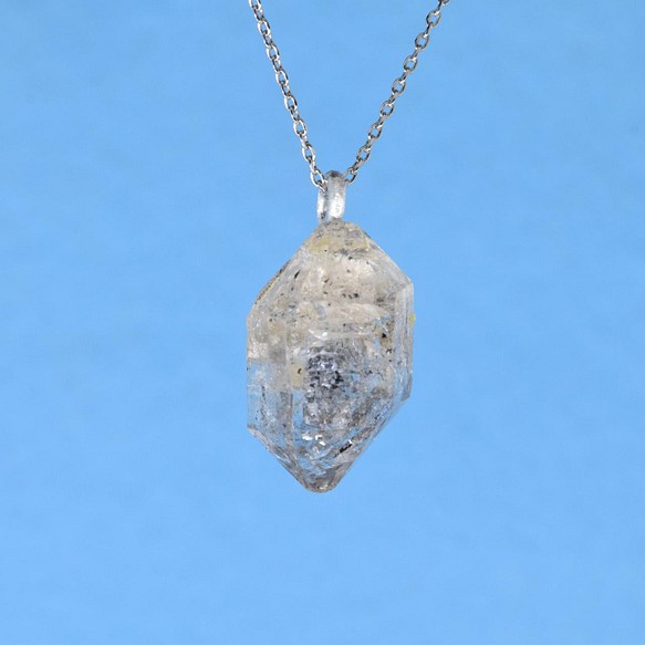 ヒマラヤ水晶の原石水晶ネックレスdc282 1枚目の画像