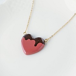 融化之心項鍊・紅寶石巧克力 第1張的照片