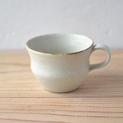 小マグカップ　白マット釉（ティーカップ・コーヒーカップ） 1枚目の画像