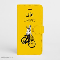 「LIFE」 Original手帳型iPhoneケース 1枚目の画像