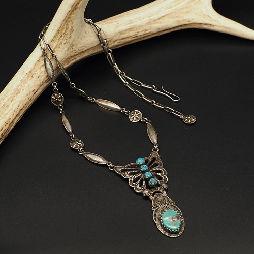 NAVAJＯ STYLE - Hand Made Silver Chain (CNA Ty-3) ナバホチェーン