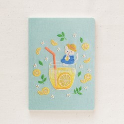【文庫本サイズの小さなノート】レモンの風 1枚目の画像