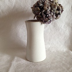 フラワーベース(アンティークホワイト)A 一輪挿し・花瓶・花器 yoko 