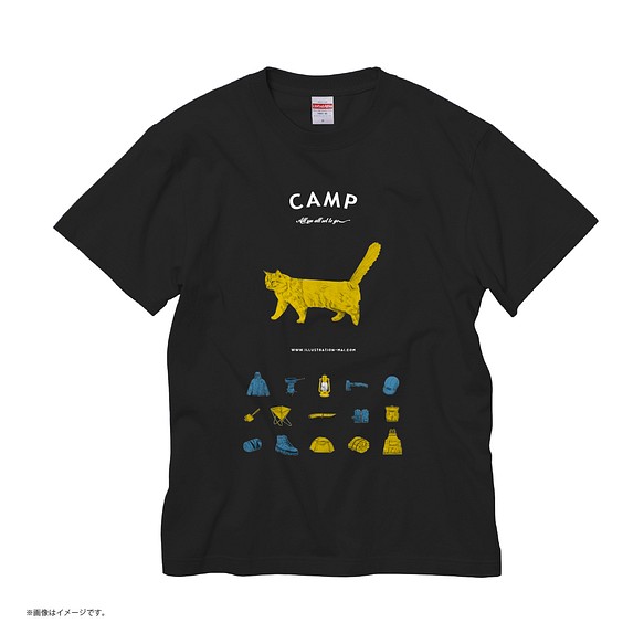 「CAMP」コットンTシャツ/送料無料 1枚目の画像