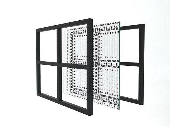 FIX窓 アイアン ガラス 室内窓 デコマド オーダー W(幅)1000㎜×H(高さ