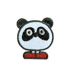 刺繍ワッペン　動物【パンダ】 1枚目の画像