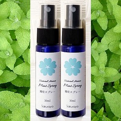 送料無料〉薄荷スプレー(ハッカ油スプレー) 30ml×２本 マスクスプレー