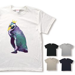 鮮やかキングっぽいペンギンのTシャツ 1枚目の画像