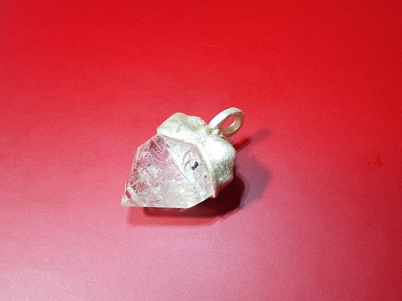 ヒマラヤ水晶の原石水晶ネックレスdc383 1枚目の画像
