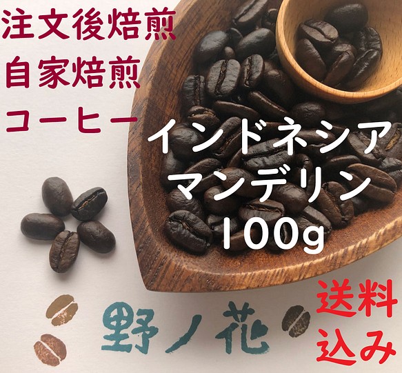 送料込】注文後焙煎コーヒー豆 インドネシア マンデリン (G1) 100g