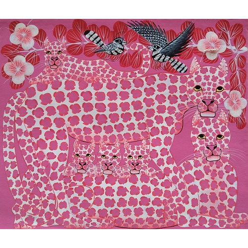 免税品購入 『 Leopard fam & 』by Zuberi 30*40cm - uinsa.ac.id