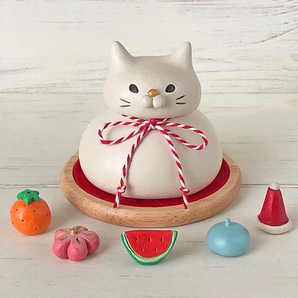 日本産 ＊様専用 猫鏡餅(小)タイプA-26000円 |blog