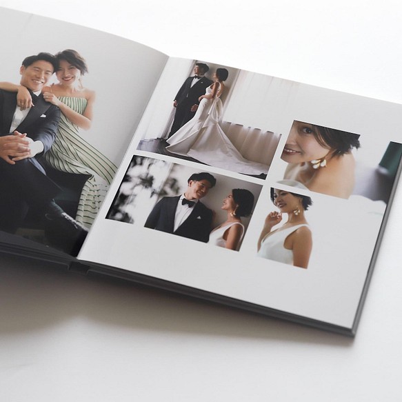 ［全26ページ］Weddingメモリアルフォトブック［表紙文字デザイン］ ｜結婚・婚約・前撮り・アルバム・日本製