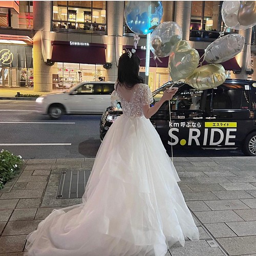 ma546 韓国風 キラキラ ウェディングドレス ドレス MINLADY BRIDE 通販 