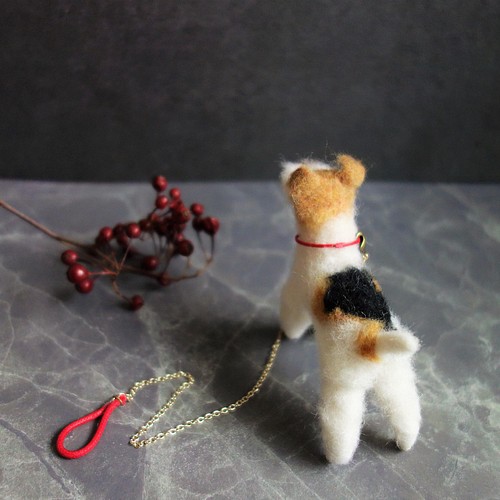 ワイヤーフォックステリア 犬 羊毛フェルト 羊毛フェルト Woolendogs Samantha 通販 Creema クリーマ ハンドメイド 手作り クラフト作品の販売サイト