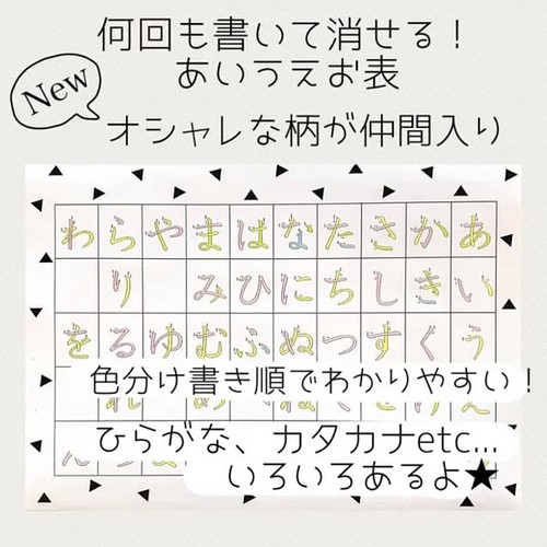 あいうえお表 ひらがな カタカナ 五十音表 雑貨 その他 Nene 通販 Creema クリーマ ハンドメイド 手作り クラフト作品の販売サイト