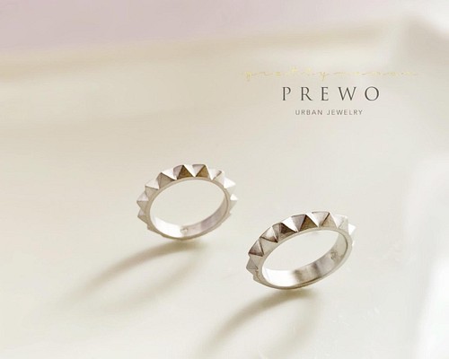 受注製作》Silver Studs ring 指輪・リング PREWO 通販｜Creema(クリーマ)