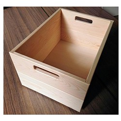 激安通販 りんご箱 ウッドボックス 木箱 本棚 ひのき材使用 シェルフ 
