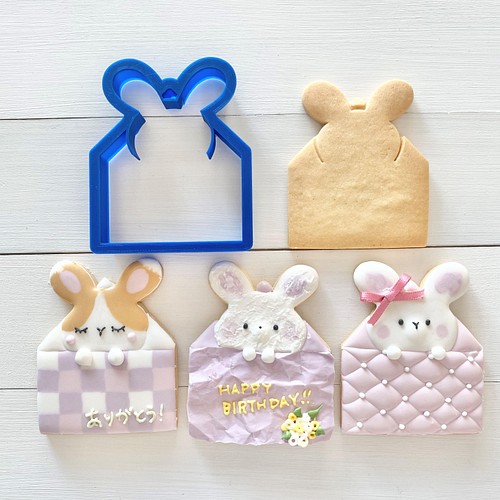 お手紙うさぎさんクッキー型 クッキーカッター 調理器具 料理道具 Cookie Cutter Land 通販 Creema クリーマ ハンドメイド 手作り クラフト作品の販売サイト