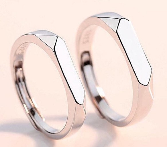 カップルペアリング フリーサイズ【セット】 結婚指輪 S 925 シルバー