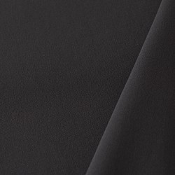 NO.7 二重織りのトリアセテートストレッチ「定番素材」 BLACK 1枚目の画像