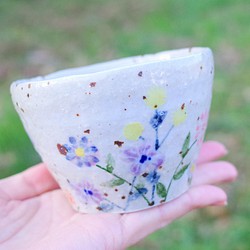 野の花の小道   湯のみ  フリーカップ 2枚目の画像