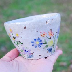 野の花の小道   湯のみ  フリーカップ 6枚目の画像