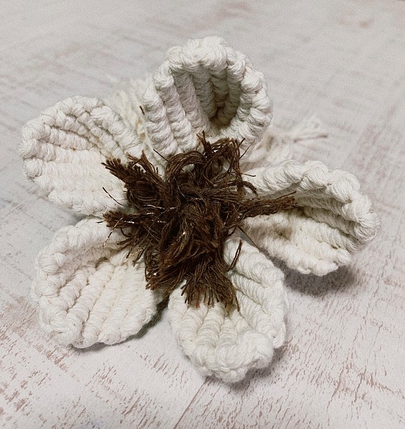 お花～マクラメ編み～ 1枚目の画像