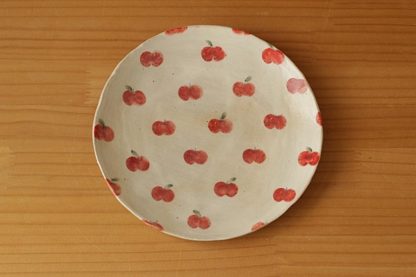 一個裝滿蘋果粉的圓盤。 第1張的照片