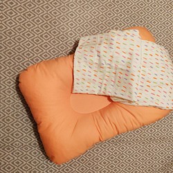 SALE 赤ちゃんが落ち着く夢のベビーベッドbabybed"APO"  cover set  orange stic 1枚目の画像