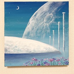 原画】「Somewhere in this world 」アクリル画/キャンバス 絵画