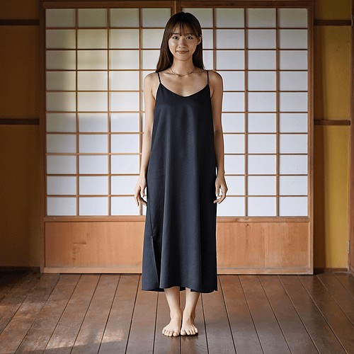 スリップドレス ナイトドレス ワンピース エコ生地 テンセル Slipdress Nightdress Tencel その他ファッション Mizora 通販 Creema クリーマ ハンドメイド 手作り クラフト作品の販売サイト