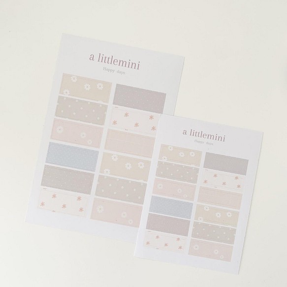 日本未入荷 Alittlemini Sticker Flourset