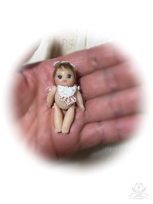 ハンドメイド ミニチュアのお人形 一点物 人形 Momo 通販 Creema クリーマ ハンドメイド 手作り クラフト作品の販売サイト
