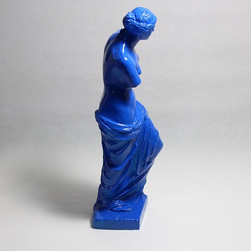 3Dプリンター/インテリア/デッサン/彫刻/石膏像】ミロのヴィーナス(青 
