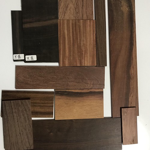黒檀　木材　❶ 無垢材　DIY ハンドメイド　板材