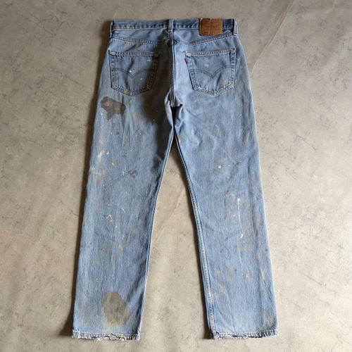 W34 L33 USA製 Levi's リーバイス 501XX グランジ デニム bckediri