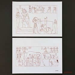 印章埃及亡靈之書 1（A5 尺寸 x2） 第1張的照片
