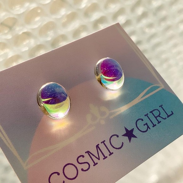 うるうるピアス シャボン玉 艶々 ピアス Cosmic Girl 通販 Creema クリーマ ハンドメイド 手作り クラフト作品の販売サイト