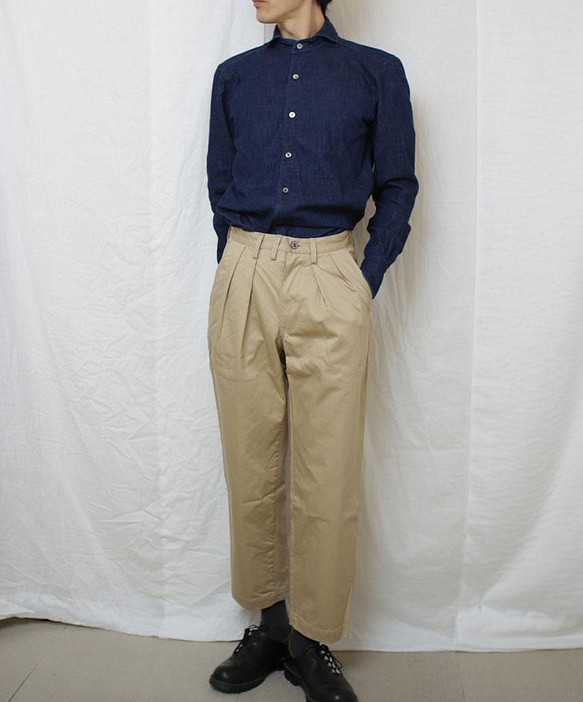 westpoint two-tuck trousers ウェポンツータックパンツ 1枚目の画像